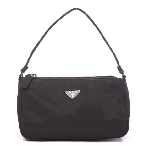 prada pochette baguette tessuto sport nylon brown|PRADA TESSUTO SPORT NYLON BAGUETTE .